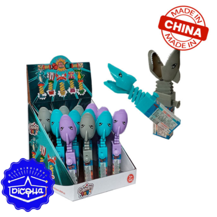 Juguete Candy Toy Mr Shark Tiburon Display X 12 Unidades(204g) P12